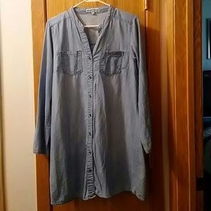 Ladies casual shirt dress